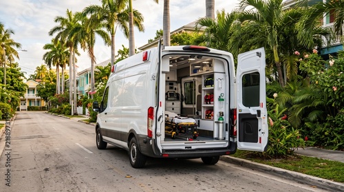 Emergency Ambulance In Tropical Urban Environment
