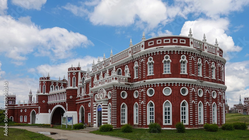 Bild auf Leinwand Harbin European Style Manor Palace - Red Brick Architecture