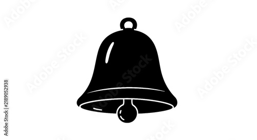 Black Bell Metallic Object.