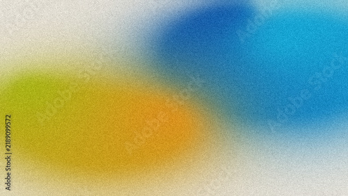 Konstfotografi Abstract Gradient Background, Soft Blurry Shapes, Yellow Blue Hues, Textured Pap