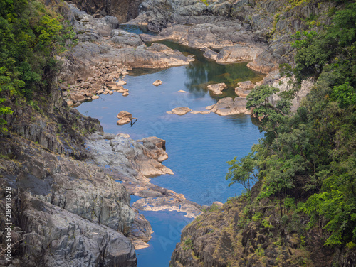 Blue Water In Gorge Bottom