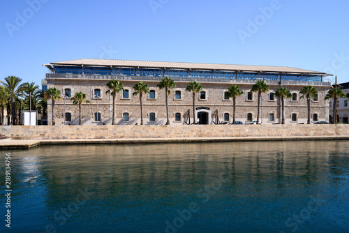 Building of the Naval Museum of Cartagena, Spain. High quality photo