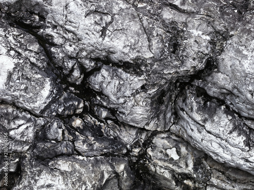 Konstfotografi Abstract Silver Rock Texture Background