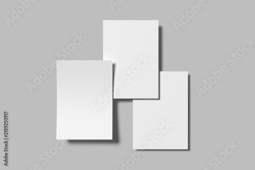 A4 FLyer Realistic Blank Mockup