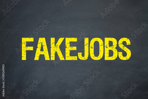 Cuadro en lienzo Fakejobs