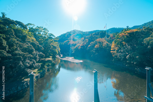 伊勢神宮の美しい風景