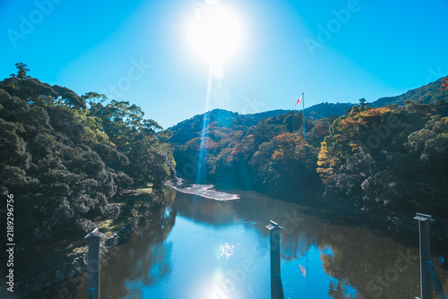 伊勢神宮の美しい風景