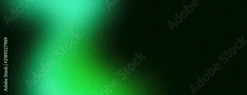 Abstract Dark Green Gradient Grain Texture Background Neon Emerald Aura Blur Wave Mesh Light for Web Banner Header Desktop Wallpaper Presentation Graphic Design