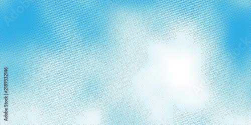 Minimalist Blue Halftone Texture Background with Dots