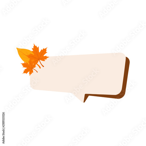Fototapeta Autumn Text Box