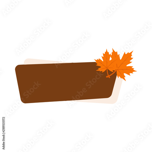 Autumn Text Box