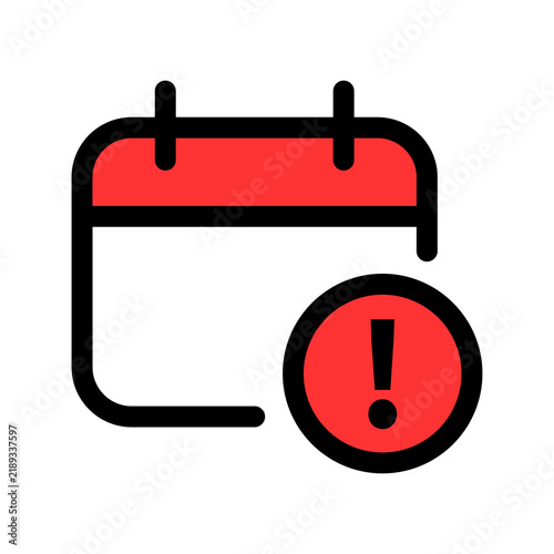PNG Calendar alert icon design on transparent background