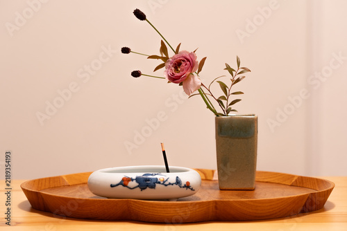 秋の花,お香,白檀,お盆,秋分の日,日本