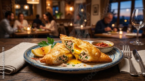 Obraz na płótnie Tunisian Brik with Egg