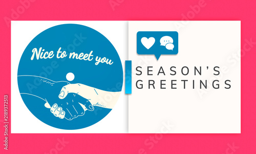 Fotografie Season Greeting Event Cheerful Wish Joyful