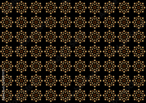 Circles seamless pattern background for textile, wallpaper, and design layouts.
