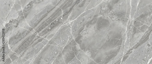 Foto Grey marble texture with fine white crackled veining and subtle stone striations