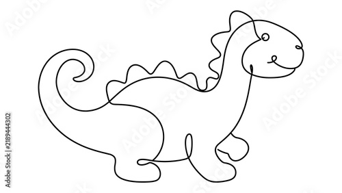 cute dinosaur white background.