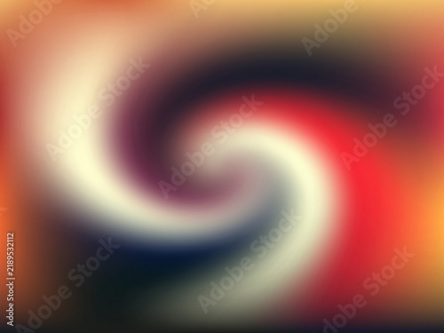 Obraz na płótnie An abstract swirling background featuring vibrant warm colors like red orange an