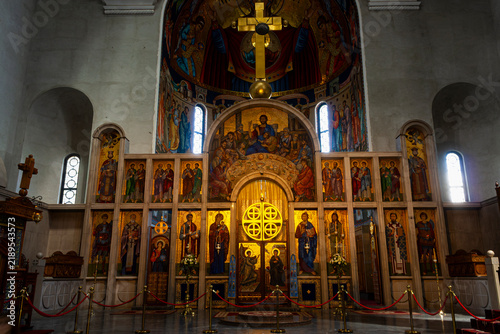 Quadro su tela The altar of an orthodox church