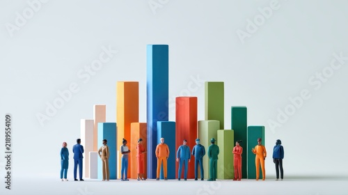 Community engagement colorful miniatures public participation civic planning stakeholder representation collaborative strategy flat design front view urban planning theme animation Complementary Color