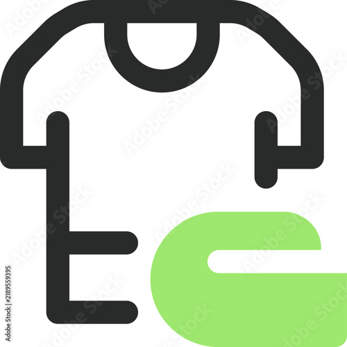 laundry dual tone icon. Sleek and modern vector icon for websites, mobile apps, presentations, and logos. High quality and easy to edit.
