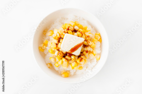 コーンバター醤油ご飯