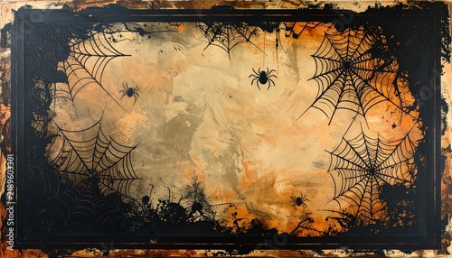 border frame of halloween  themes background , wallpaper graphic resource