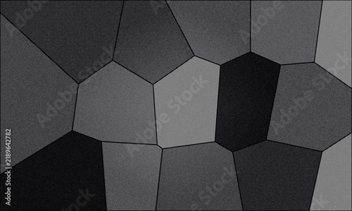 Dark Grey Mosaic Crystal Polygonal Abstract Background