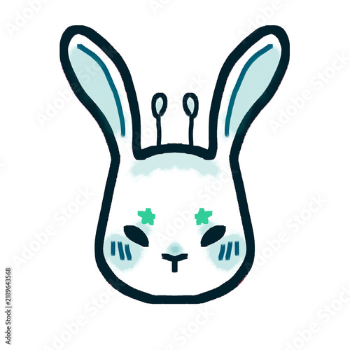 Obraz na płótnie easter bunny vector illustration