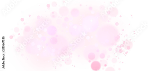 Pink bokeh