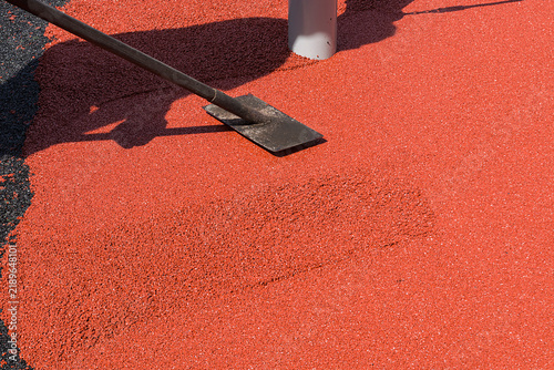 troweling the surface to withstands extreme temperature shifts