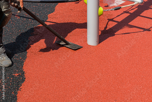 troweling to smooth the surface to withstand harsh weather