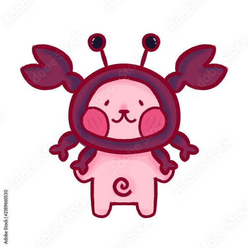 Tapety artystyczne Crab dog