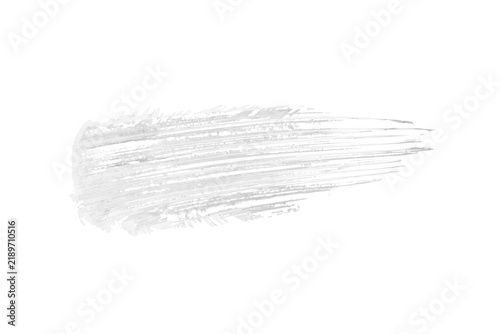 Pale gray dry paint brush stroke