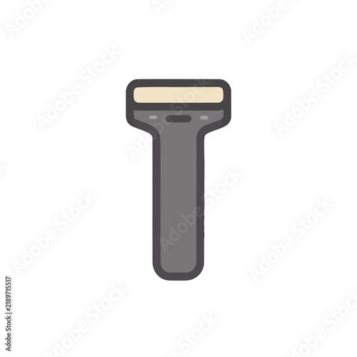 Canvastavla Stylized electric shaver