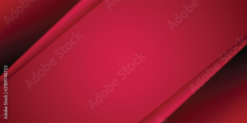 Abstract Red Layered Geometric Background