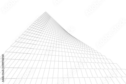 architecture building abstract vector illustration