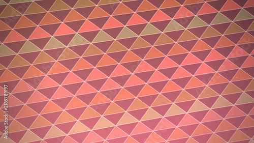 Geometric Triangle Pattern Background featuring Red and Pink Shapes in a Modern Abstract Design for Commercial and Creative Projects