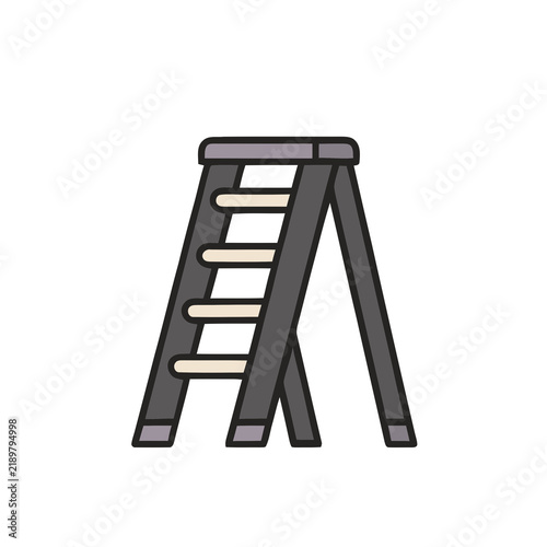фотографія A-frame stepladder icon