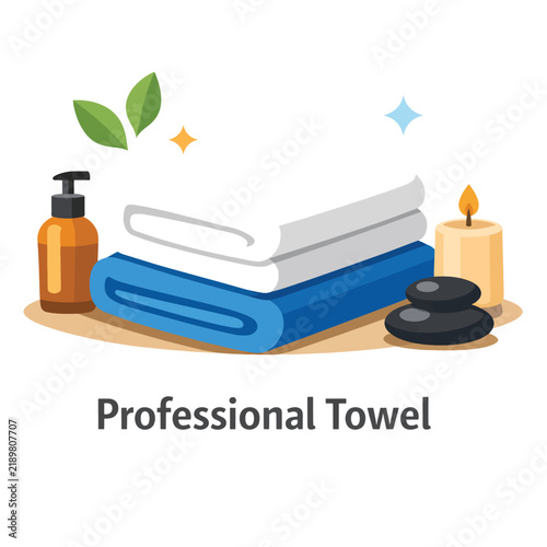 Luxury Spa Towel Set with Aromatherapy Elements