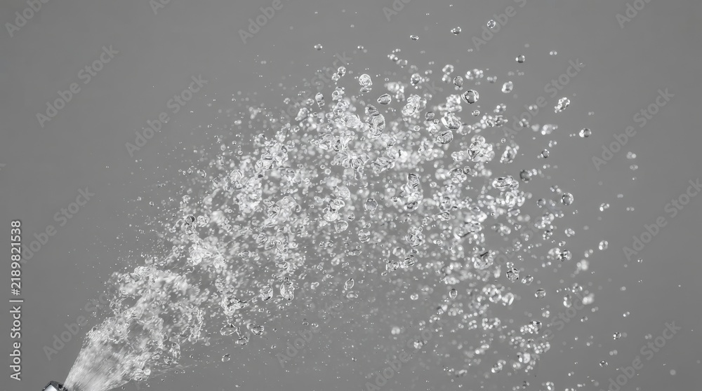 Fototapeta premium Water spray splashing in mid-air