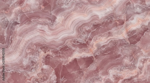 Plakat Stone marble Pink agate stone texture background with swirling patterns