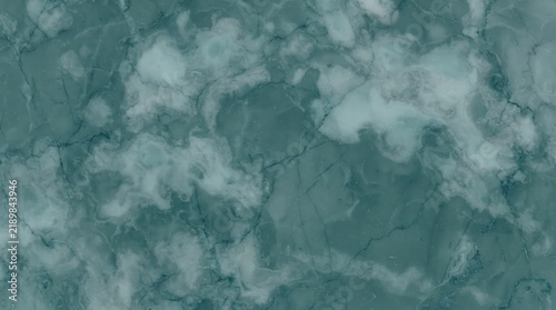 Фотография Stone marble Teal marble texture with white clouds
