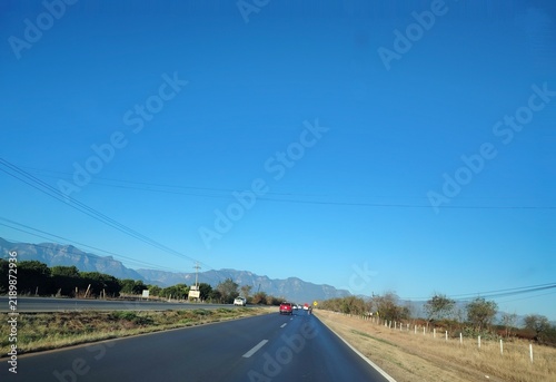 Obraz na płótnie driving on highway