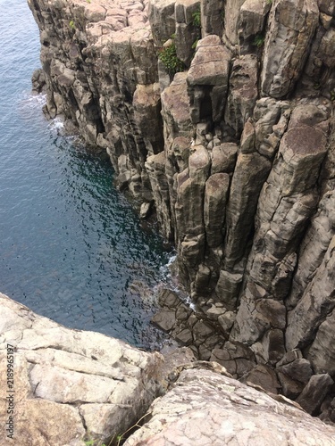 Photography rock and sea
