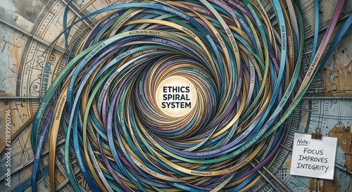 The Ethics Spiral System: A Dynamic Framework of Policy, Governance, and Values