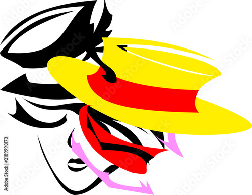 funky dandy lady noir style icon