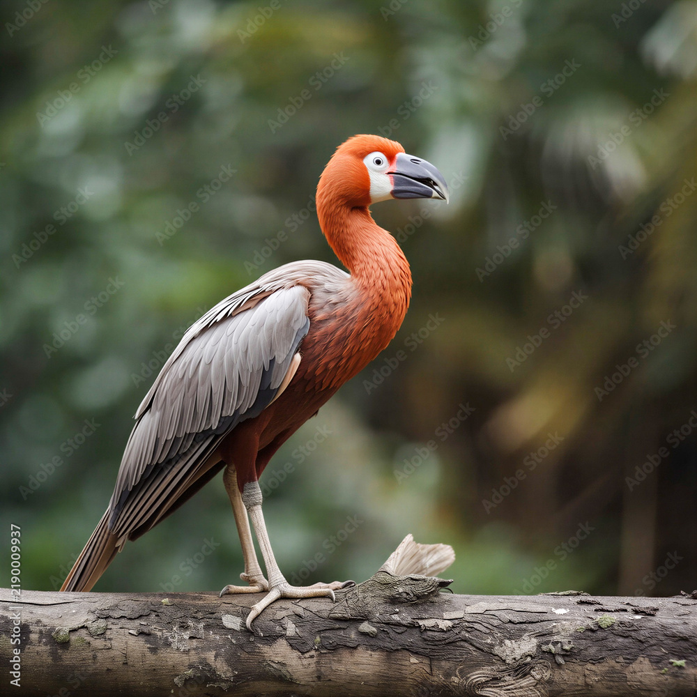 Fototapeta premium Flame-necked Grey Heron