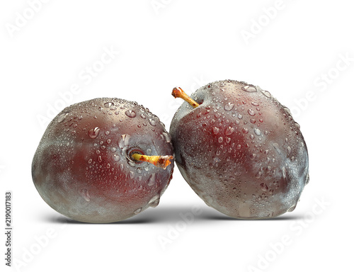 Tapety artystyczne two purple plums